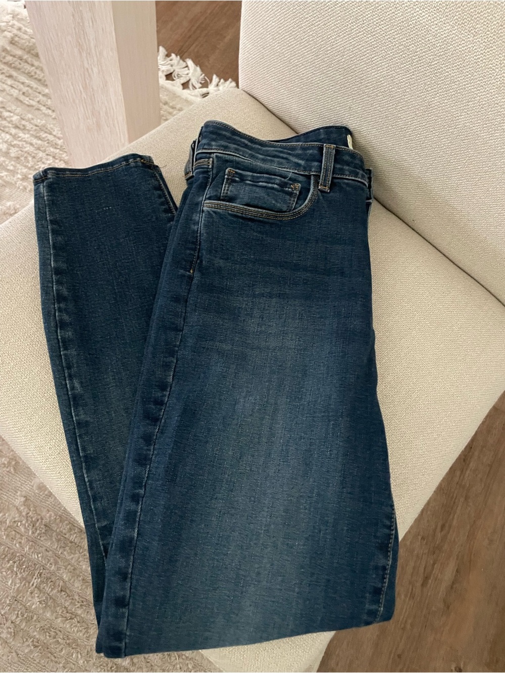 L'AGENCE Dark Blue Margot High-Rise Skinny Jeans